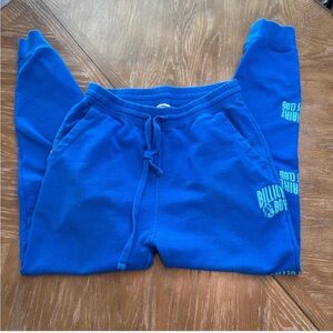 Billionaire Boys Club Blue Joggers with Logo